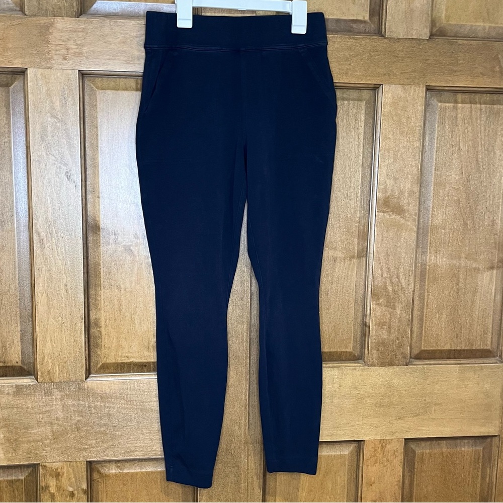 Duluth Trading Co Women’s Leggings With Pockets Size M Navy/Blue